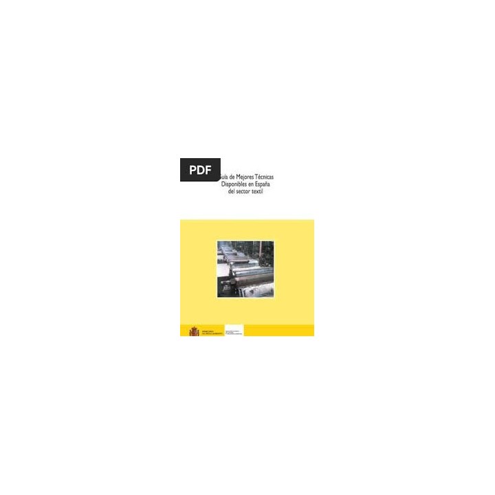 Sector textil. Documento de síntesis de Mejores Técnicas Disponibles en España.